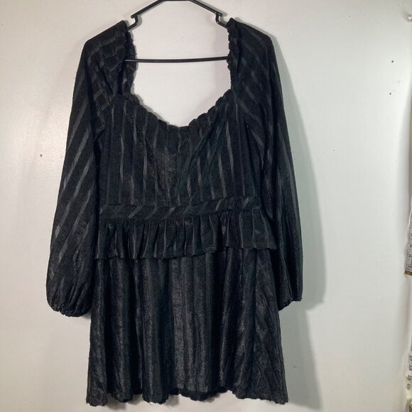 House of Harlow 1960 Revolve Adelita Dress Black L NWT - Picture 3 of 11